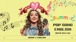 [Music X English] 더운여름 시원한 Pop song 노래를 불러보며 생활영어 표현, 교과과정 단어, 문법 즐겁게 배워봐요